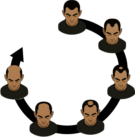 Calvitie homme : Echelle de Norwood - Hamilton