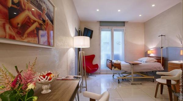 Une chambre d’hospitalisation